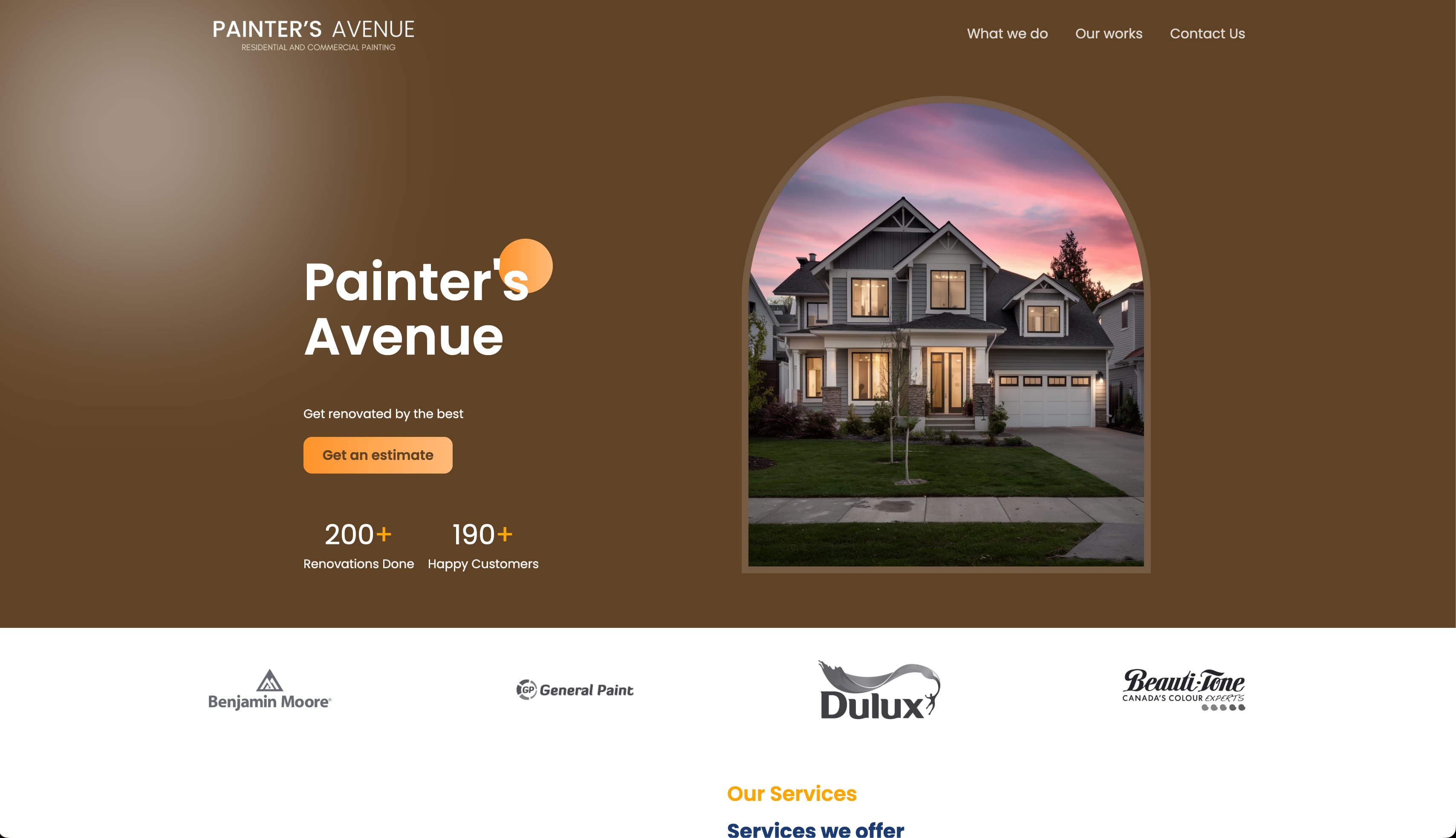 Painter's Avenue Website